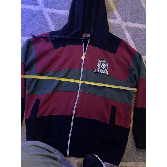 Vintage South Pole Hoodie Sweatshirt Medium Mens Full Zip Authentic Collection - Picture 10 of 12